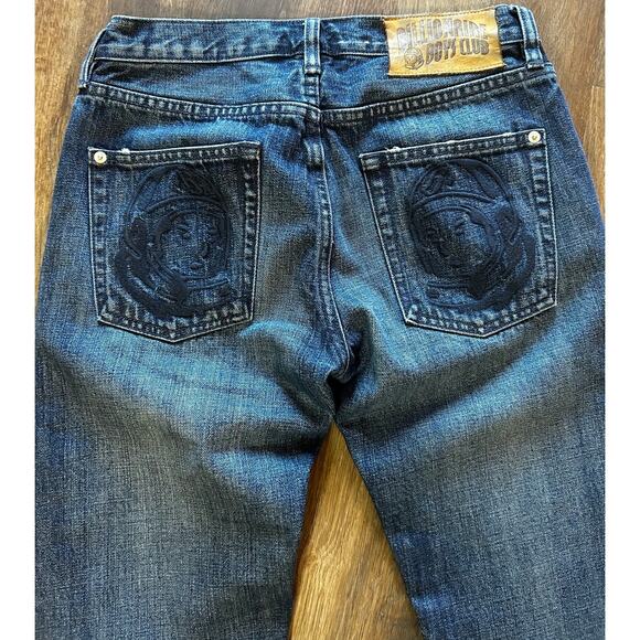 Billionaire Boys Club Men's Denim Distressed Black Helmet Logo Jeans 28-31 - Picture 6 of 13
